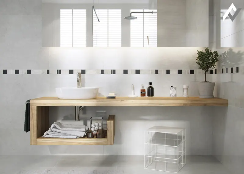 Mẫu bồn rửa phòng tắm đẹp hiện đại, phong cách