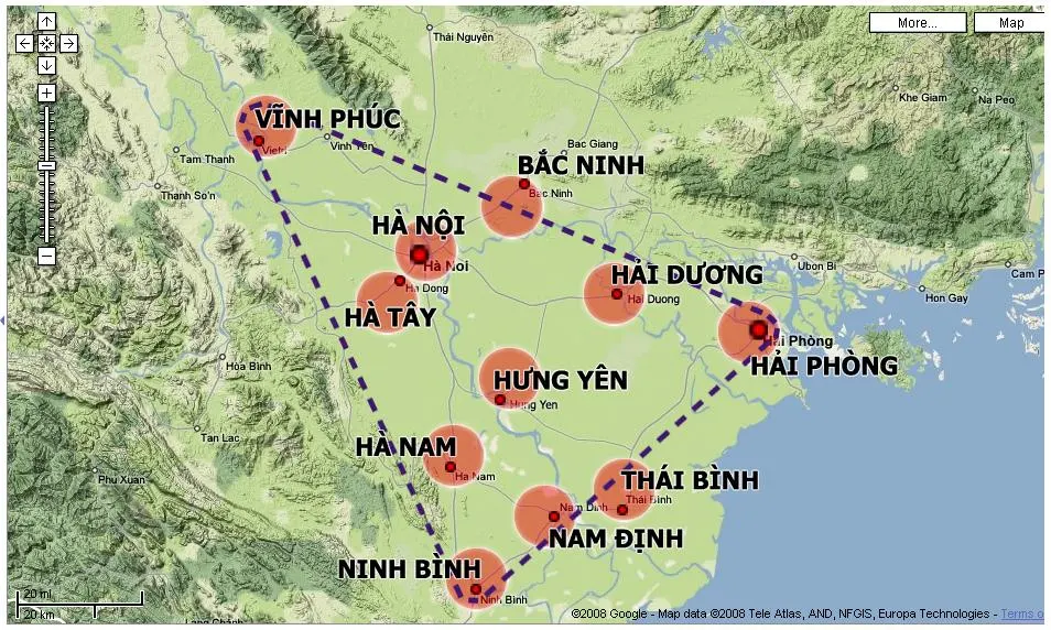 Không gian địa lý vùng ĐBBB