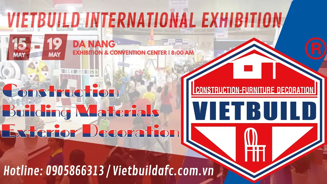 Hơn 1000 gian hàng tham gia Hội chợ Triển lãm Vietbuild Đà Nẵng 2019