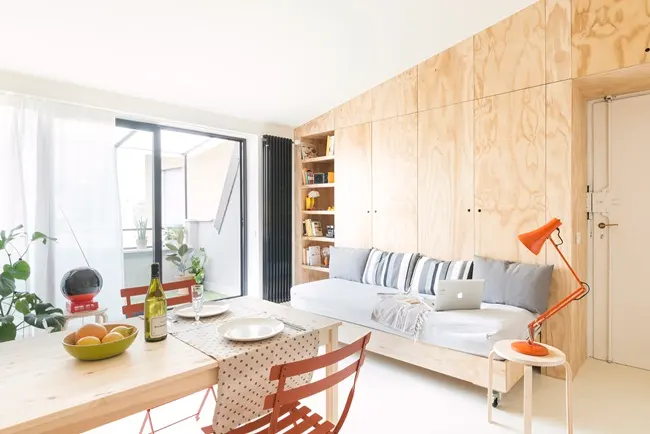 Căn hộ 28m2 rộng ngỡ ngàng