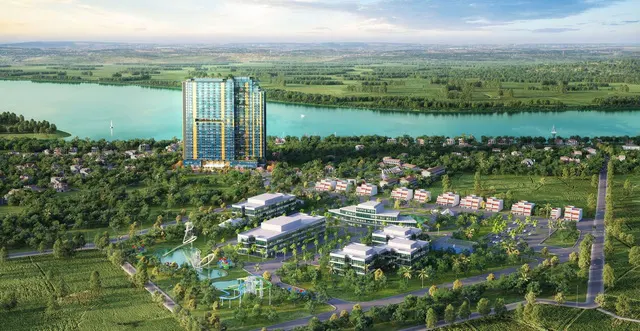 Tổng thể dự án khu căn hộ khách sạn và khu phụ trợ