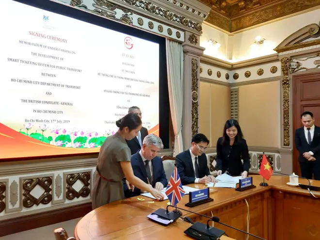 Vương quốc Anh tài trợ phát triển đô thị TPHCM