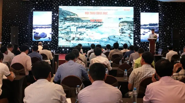 Toàn cảnh Hội thảo khoa học về Công tác kiểm định và Hội nghị thường niên Mạng kiểm định chất lượng  công trình xây dựng các tỉnh phía Nam năm 2019