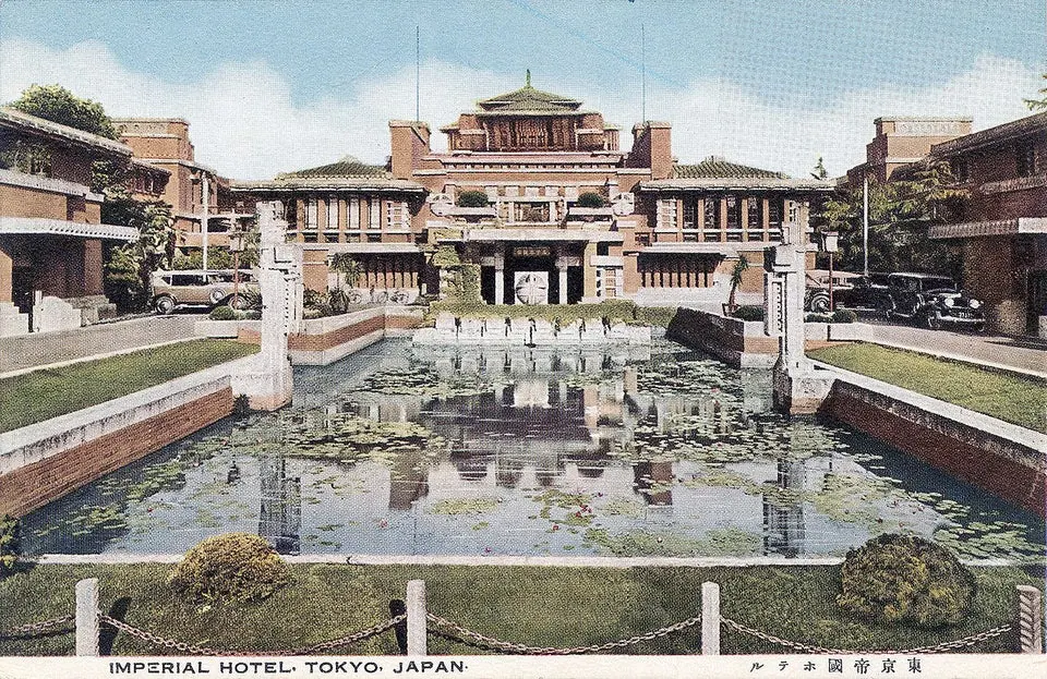 (Imperial Hotel 1922-1967)-KTS Frank Lloy’d Wright