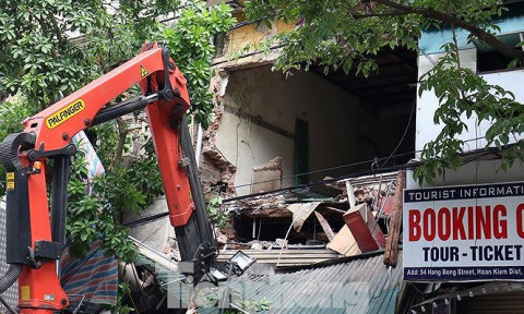 Rà soát toàn bộ nhà cổ ở Hà Nội sau sự cố sập nhà