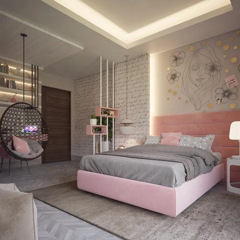 Nội thất trong phòng được bố trí khéo léo mang cảm giác như một bức tranh