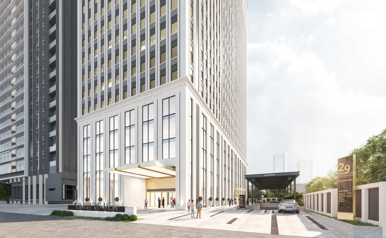 LIM TOWER 3 có 3 tầng hầm giữ xe, an ninh và tiện lợi cho khách thuê văn phòng