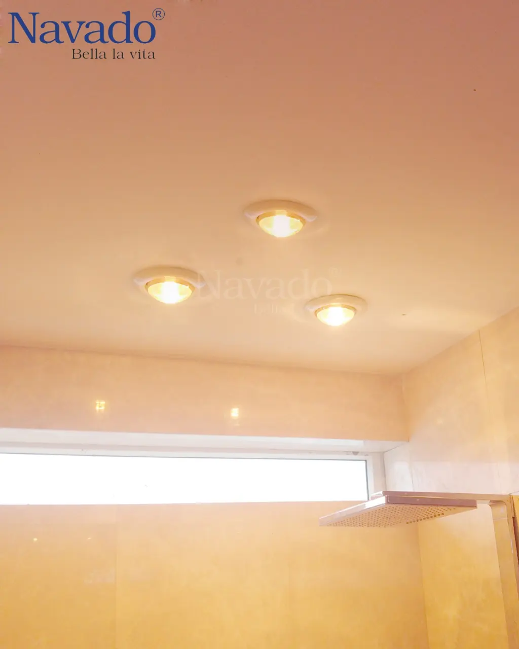 Đèn sưởi âm trần 3 bóng Navado