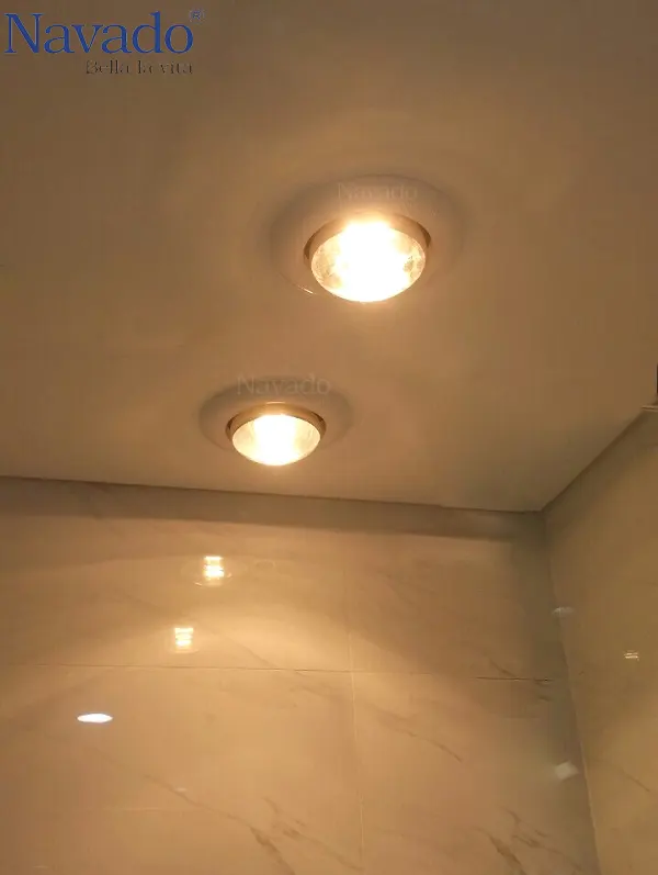 Đèn sưởi âm trần 2¬¬ bóng Navado