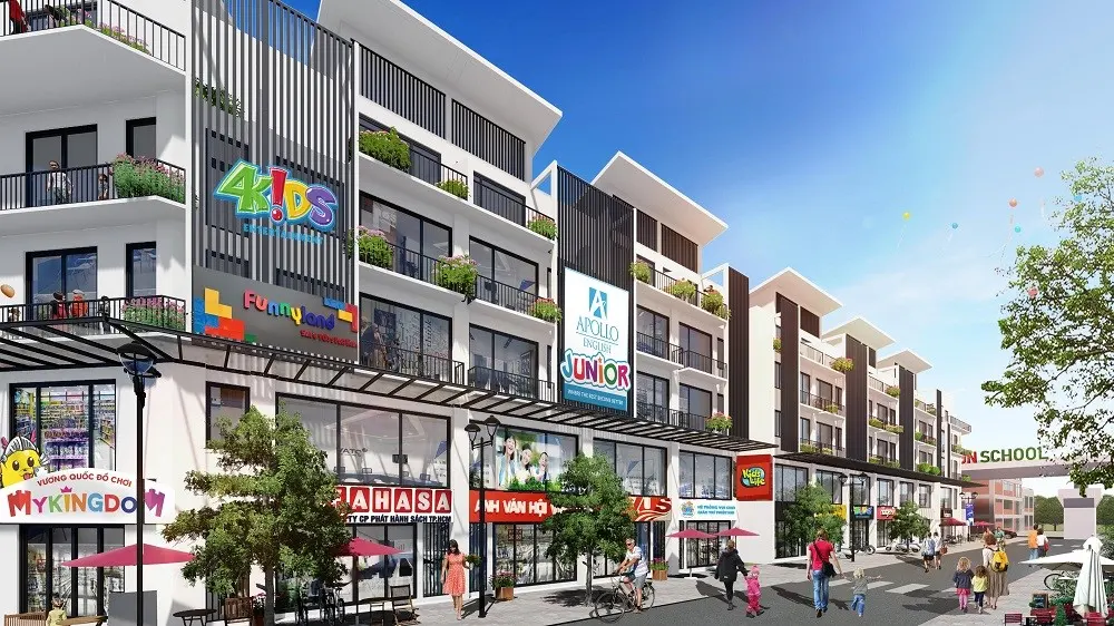 Khai Sơn Town ra hàng tiểu khu sầm uất nhất dự án