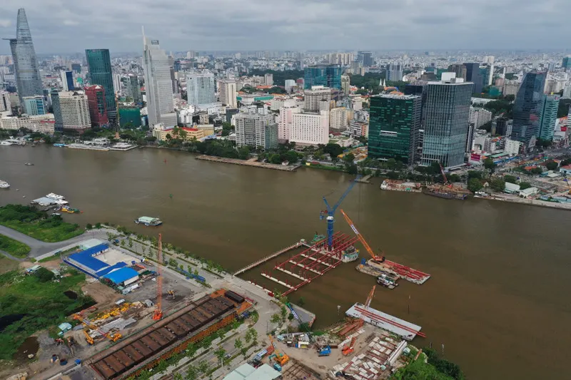 TPHCM xây cầu đi bộ vượt sông Sài Gòn nối quận 1 và Thủ Thiêm