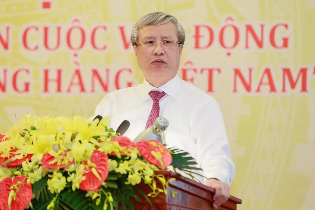 Thường trực Ban Bí thư Trần Quốc Vượng. Ảnh: Minh Quân.