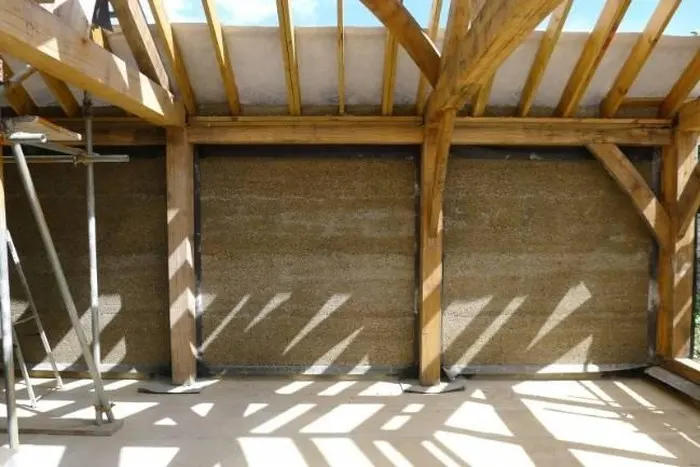 Tường sử dụng Hempcrete