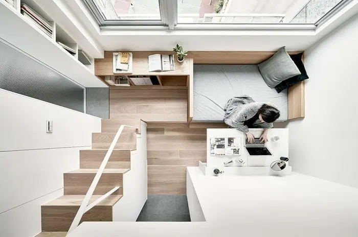 Căn hộ nhỏ 22m2 mà thoáng rộng không tưởng