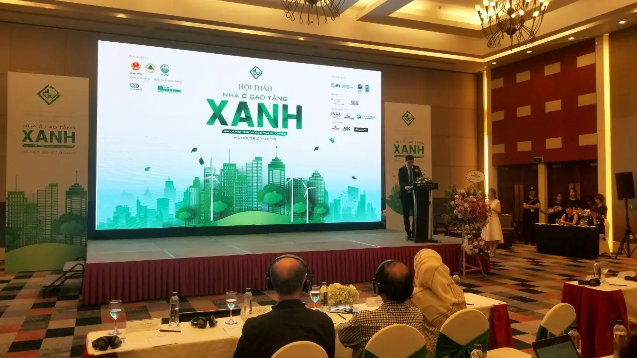 Nhà cao tầng xanh với Tuần lễ Kiến trúc xanh Việt Nam 2019