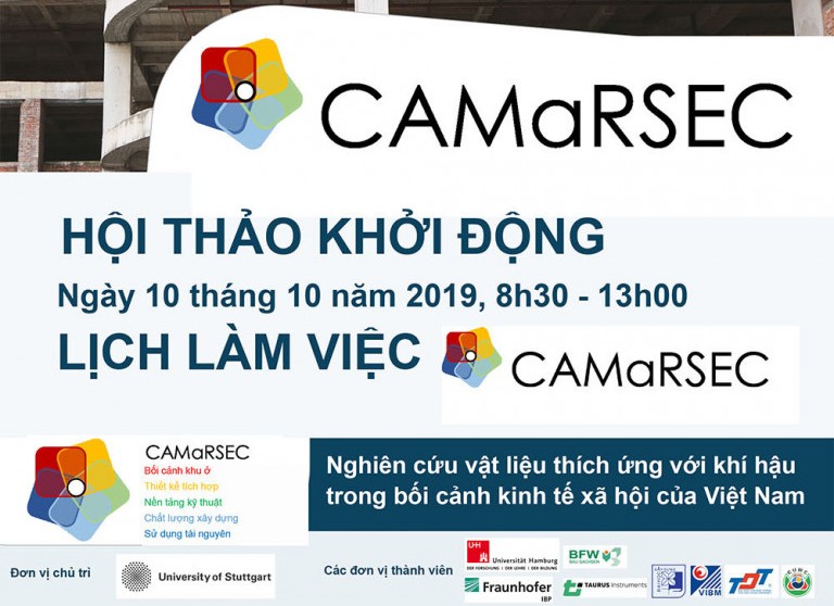 Hội thảo khởi động dự án “Nghiên cứu vật liệu thích ứng với khí hậu trong bối cảnh kinh tế xã hội của Việt Nam”