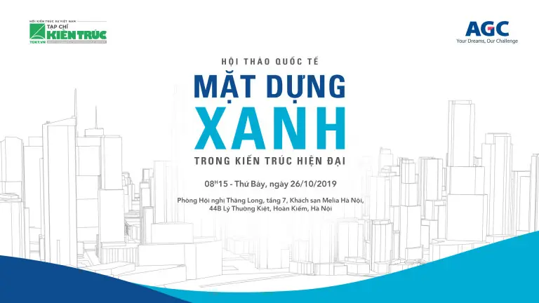Thư mời tham dự hội thảo quốc tế Mặt dựng xanh trong kiến trúc hiện đại