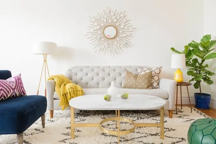 12 ý tưởng trang trí phòng khách nhỏ phong cách tối giản