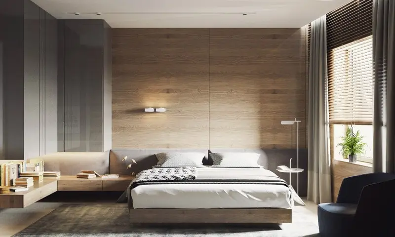 Bức tường tăng sự ấm cúng cho không gian