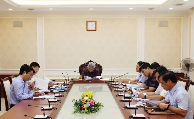Thứ trưởng Bùi Phạm Khánh chủ trì cuộc họp về báo cáo kết quả thực hiện Đề án 1961