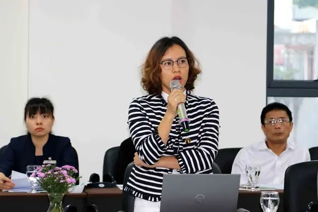 Quản đốc Dự án Hoàng Thị Kim Cúc giới thiệu về Dự án