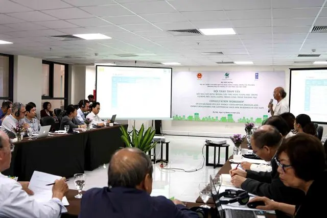 Hội thảo tham vấn Kết quả xây dựng Đường Tiêu thụ năng lượng đặc trưng và Định mức năng lượng trong công trình thương mại tại Việt Nam