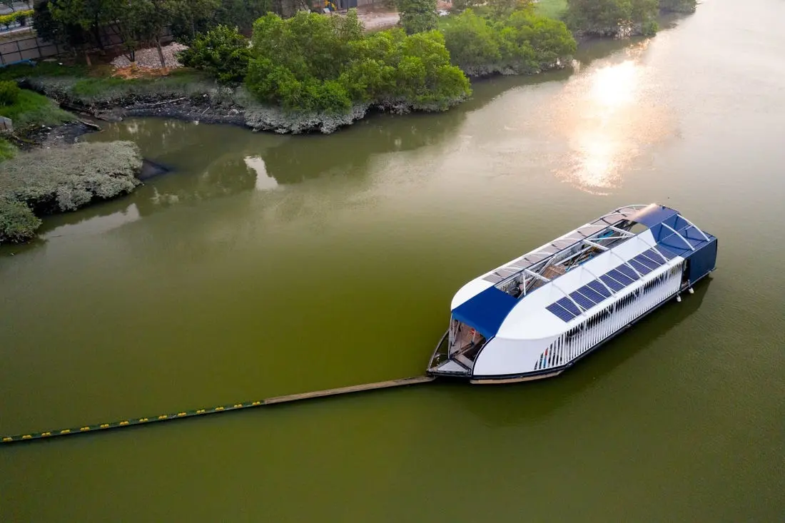 AkzoNobel hỗ trợ The Ocean Cleanup trong dự án thu dọn chất thải nhựa trên sông