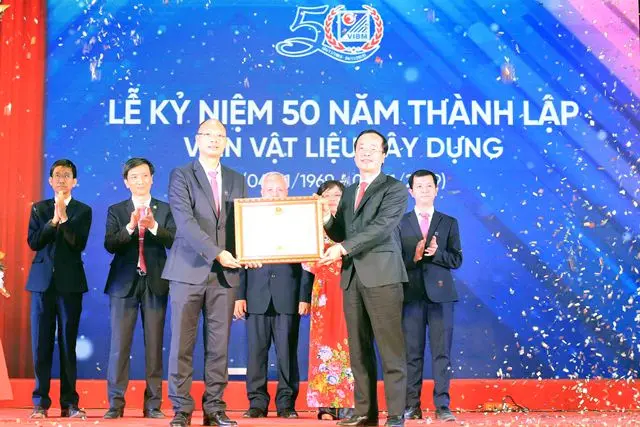 Viện Vật liệu xây dựng kỷ niệm 50 năm ngày thành lập