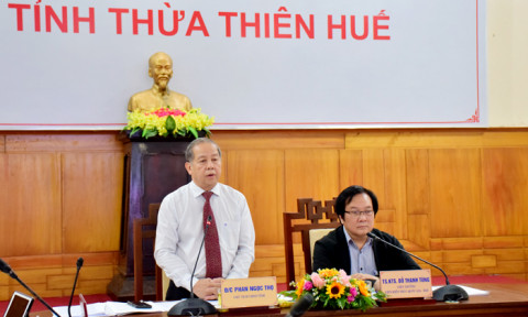 Hội nghị lấy ý kiến về xây dựng đô thị Thừa Thiên Huế thành đô thị có tính chất đặc thù về di sản hướng tới trở thành phố trực thuộc Trung ương