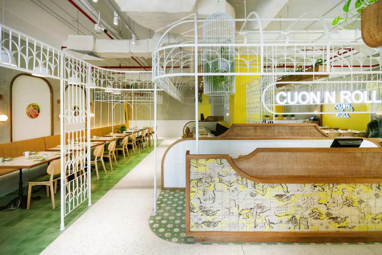 Cuon n’roll – vườn “nắng mai” đầy màu sắc