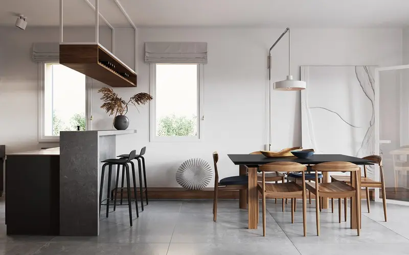 Nội thất dù ít nhưng được chọn lọc kỹ lưỡng mang đến cho ngôi nhà vẻ đẹp khó cưỡng