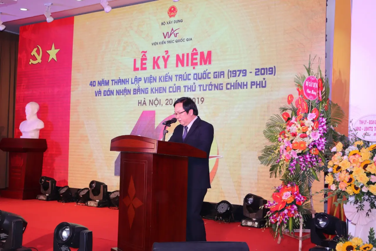 Viện trưởng Viện Kiến trúc Quốc gia Đỗ Thanh Tùng tổng kết hành trình 40 năm xây dựng trưởng thành của Viện