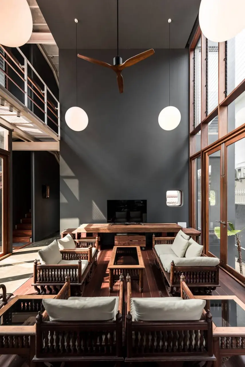 Không gian phòng khách tại House 41