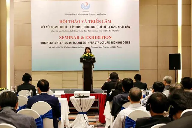 Hội thảo và kết nối doanh nghiệp xây dựng, công nghệ cơ sở hạ tầng Nhật Bản