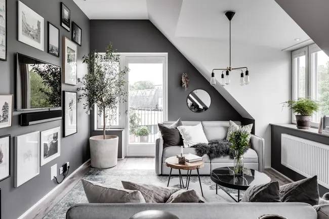 Căn hộ 58m² thiết kế hình chữ U siêu tiết kiệm không gian