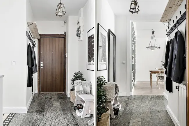 Lối ra vào được lát đá ấn tượng