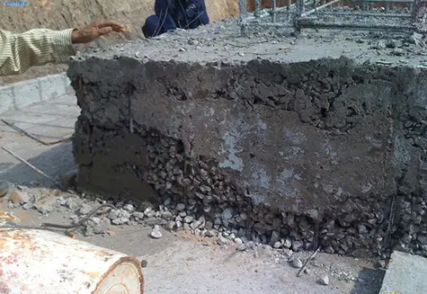 Công tác cốp pha và bảo dưỡng bê tông không tốt