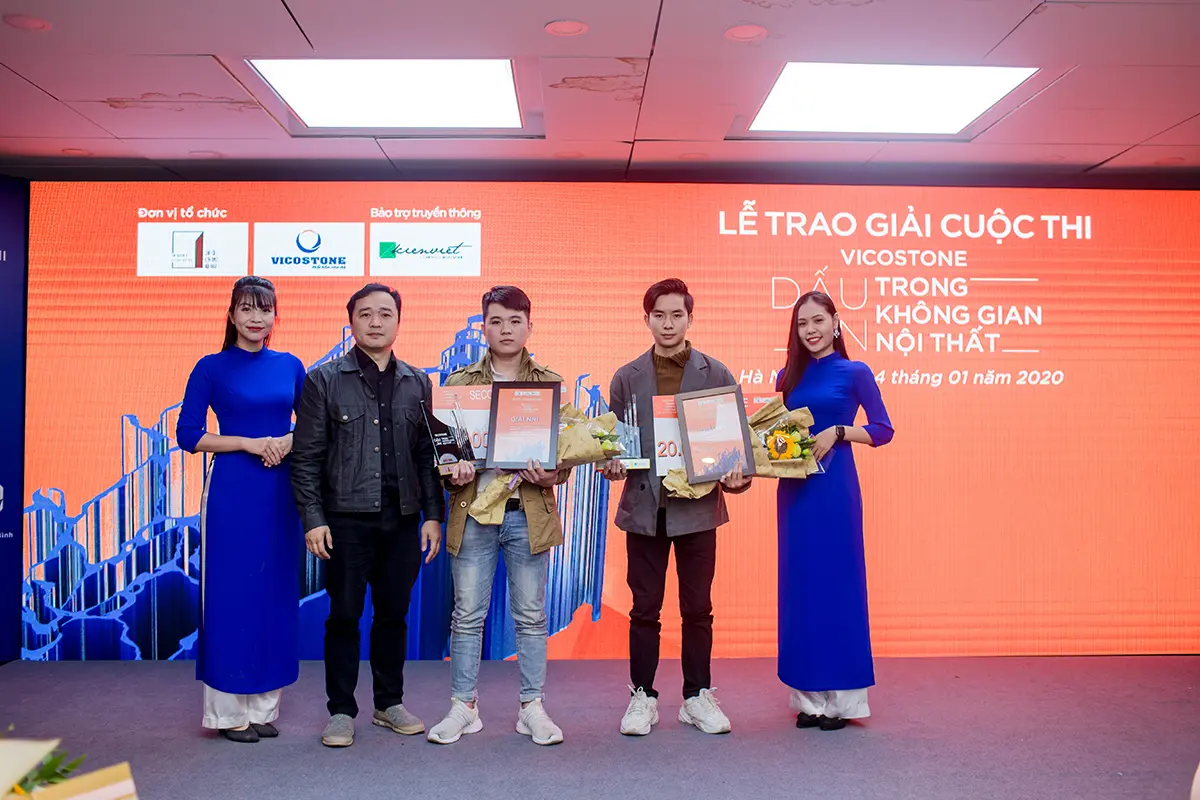 8 Trao giải Nhì thuộc về 2 đồ án “Nội thất căn hộ” và “Không gian khu Reception nhà triển lãm Đại học Kiến trúc Hà Nội” 2