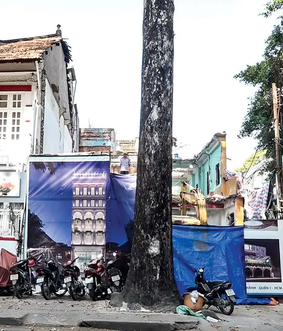 Căn biệt thự 86 Sương Nguyệt Anh ở quận 1. Ảnh: M.TUẤN