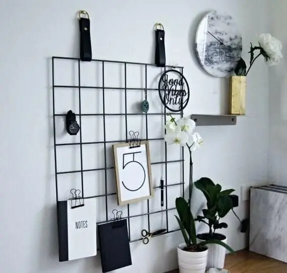 Có nhiều cách để treo lưới sắt lên, đơn giản mà đẹp