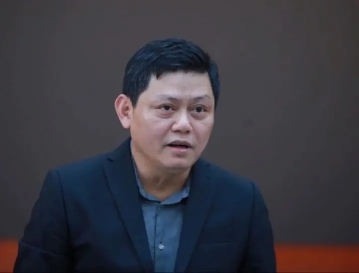 Chủ tịch UBND quận Ba Đình Tạ Nam Chiến: “Trong phương án chủ đầu tư đưa ra thì tôi được biết cũng không có phương án lấp hồ Thành Công”. Ảnh: HH