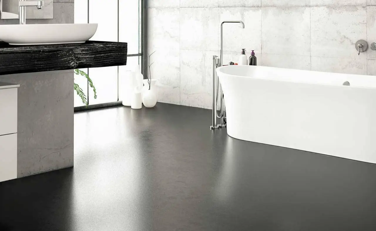 Sàn bê tông mài dễ đem lại cảm giác lạnh lẽo, gia chủ nên lưu ý lựa chọn đồ nội thất và phối màu sắc cho phù hợp
