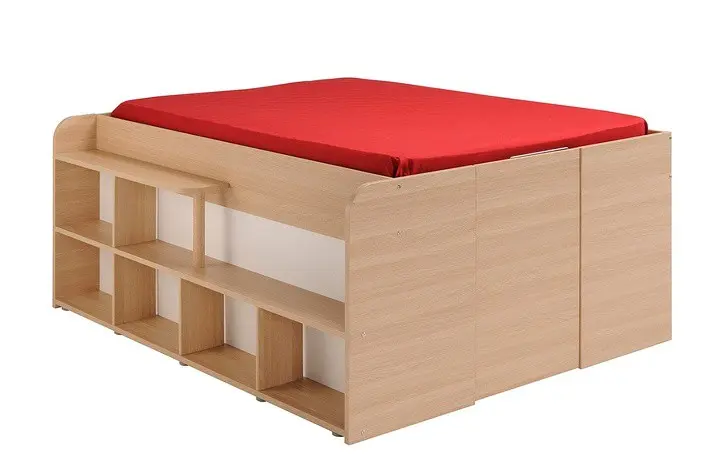 Chiếc giường giúp tiết kiệm tối đa không gian sống