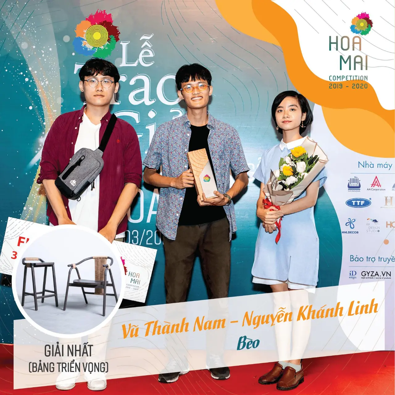 Ở bảng Triển vọng, giải Nhất thuộc về tác phẩm “Bèo” của nhóm tác giả Vũ Thành Nam - Nguyễn Khánh Linh