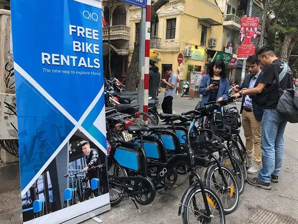 Hà Nội: Triển khai thí điểm xe đạp điện chia sẻ người dùng tại khu vực quận Hoàn Kiếm