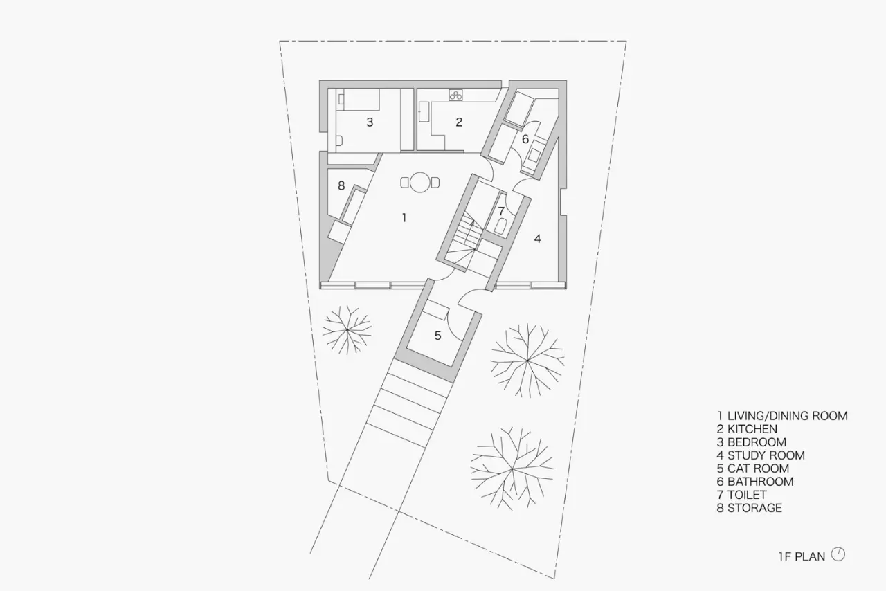02_stairwayhouse_1Fplan-1