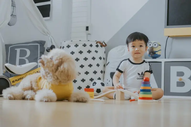 Căn phòng vừa là không gian sống, vừa là nơi bé có thể vui chơi và thỏa sức sáng tạo