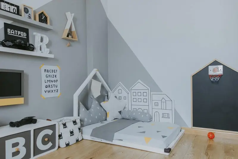 Góc giường nhỏ cho bé