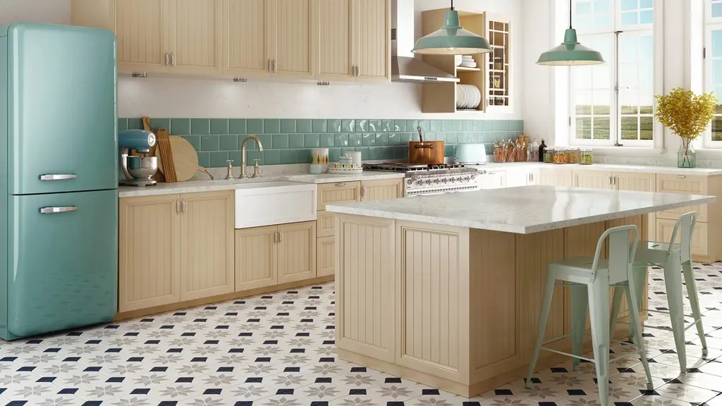 Chính bởi sự đơn giản mà hài hòa giữa yếu tố cổ điển và hiện đại, khi bước vào không gian bếp phong cách vintage, ai cũng có thể cảm nhận sự sang trọng nhưng không xa hoa, kiểu cách nhưng chẳng hào nhoáng, lại hết sức bình dị và thân quen. Ảnh: KUB Studio.