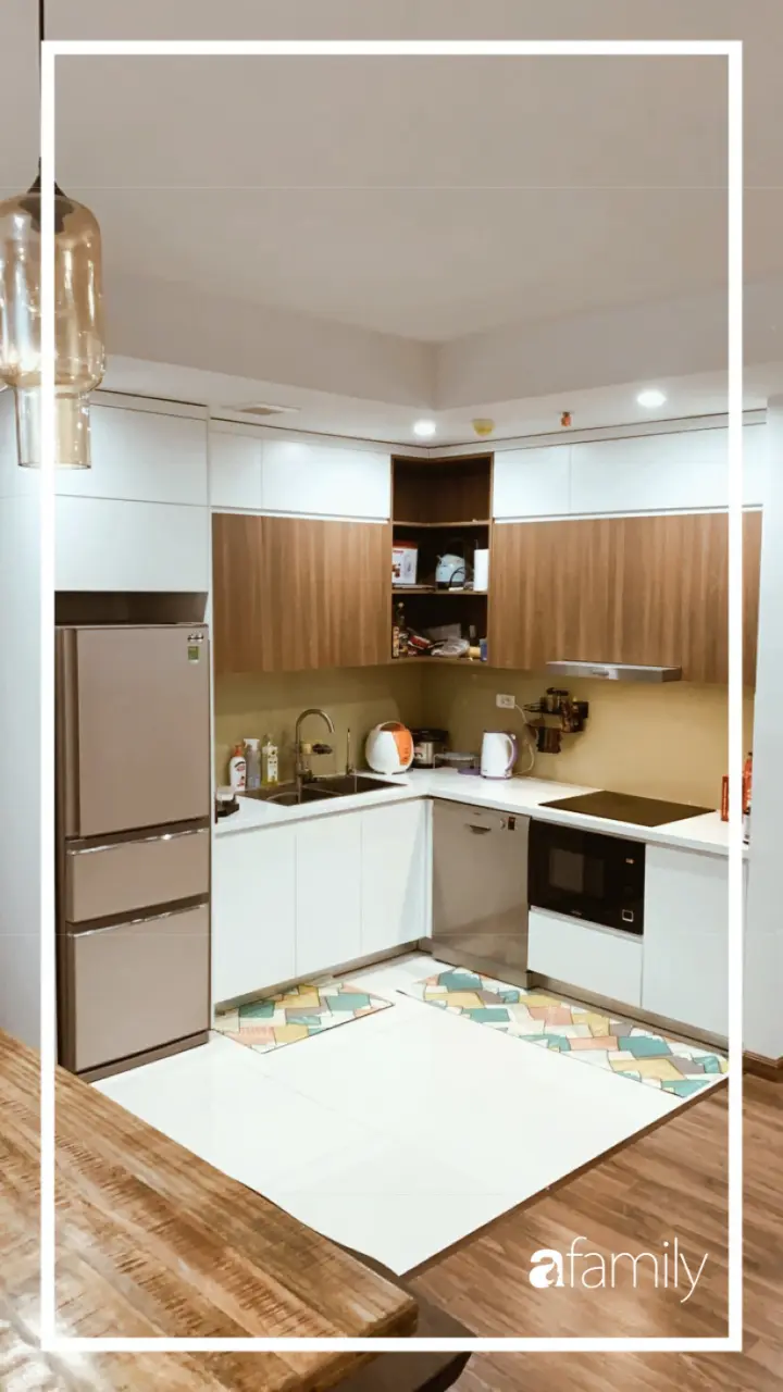 Góc nấu nướng nhỏ xinh, ấm cúng
